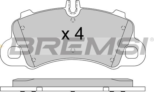 Bremsi BP3866 - Kit pastiglie freno, Freno a disco autozon.pro