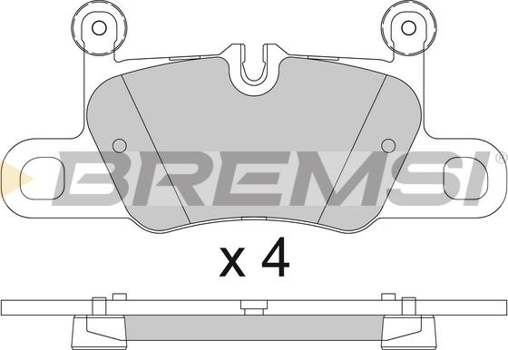 Bremsi BP3832 - Kit pastiglie freno, Freno a disco autozon.pro