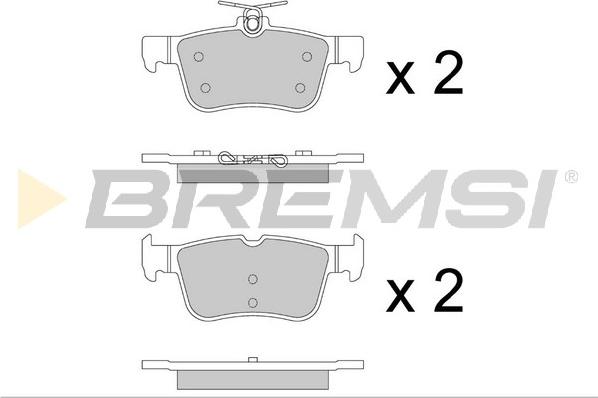 Bremsi BP3877 - Kit pastiglie freno, Freno a disco autozon.pro