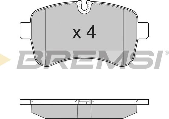 Bremsi BP3315 - Kit pastiglie freno, Freno a disco autozon.pro