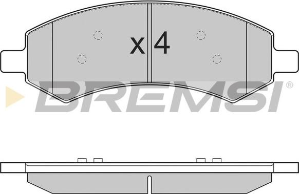 Bremsi BP3310 - Kit pastiglie freno, Freno a disco autozon.pro