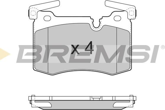 Bremsi BP3388 - Kit pastiglie freno, Freno a disco autozon.pro