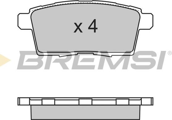 Bremsi BP3333 - Kit pastiglie freno, Freno a disco autozon.pro