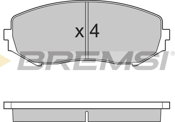 Bremsi BP3244 - Kit pastiglie freno, Freno a disco autozon.pro