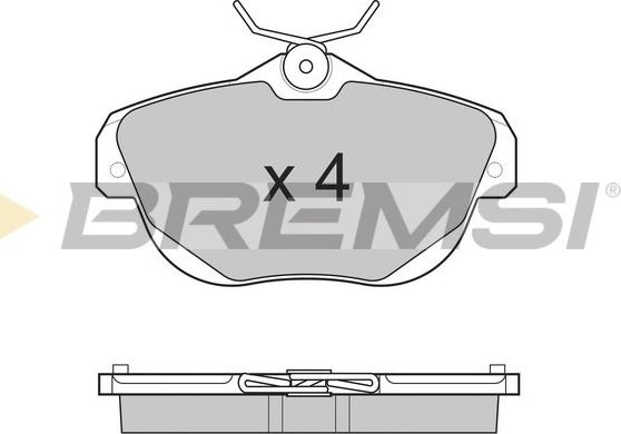 Bremsi BP3262 - Kit pastiglie freno, Freno a disco autozon.pro