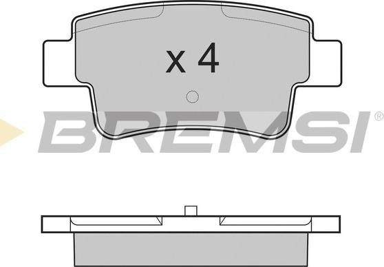 Bremsi BP3228 - Kit pastiglie freno, Freno a disco autozon.pro