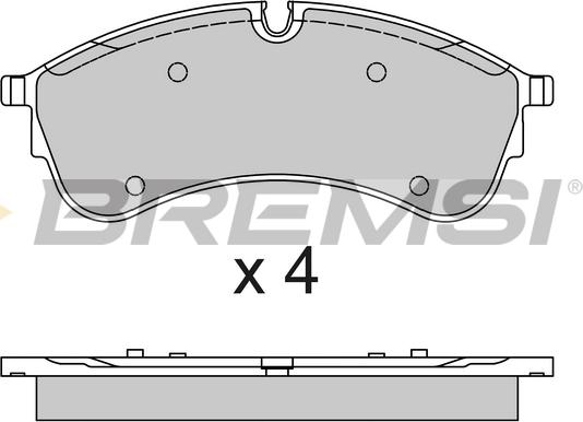 Bremsi BP3794 - Kit pastiglie freno, Freno a disco autozon.pro