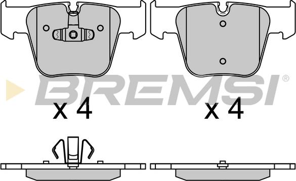 Bremsi BP3715 - Kit pastiglie freno, Freno a disco autozon.pro