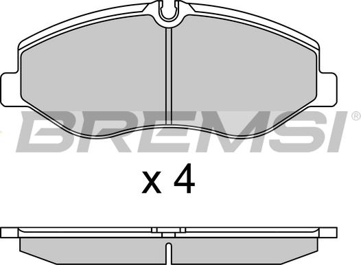 Bremsi BP3733CE - Kit pastiglie freno, Freno a disco autozon.pro