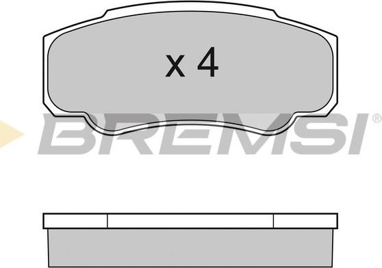 Bremsi BP2996 - Kit pastiglie freno, Freno a disco autozon.pro