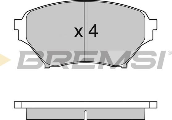 Bremsi BP2990 - Kit pastiglie freno, Freno a disco autozon.pro