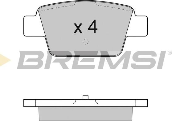 Bremsi BP2947 - Kit pastiglie freno, Freno a disco autozon.pro