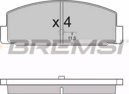 Bremsi BP2954 - Kit pastiglie freno, Freno a disco autozon.pro