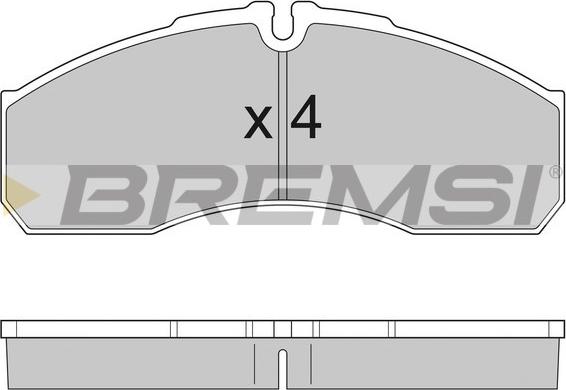 Bremsi BP2952 - Kit pastiglie freno, Freno a disco autozon.pro