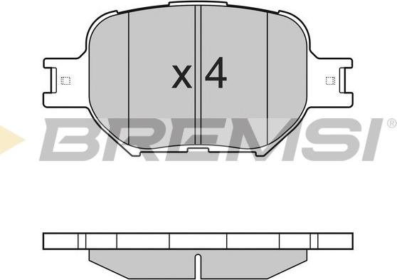 Bremsi BP2963 - Kit pastiglie freno, Freno a disco autozon.pro