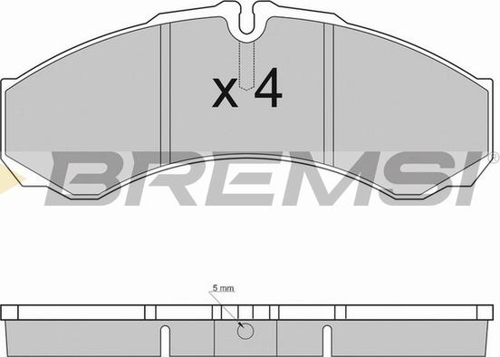 Bremsi BP2925TR - Kit pastiglie freno, Freno a disco autozon.pro