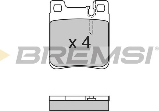 Bremsi BP2653 - Kit pastiglie freno, Freno a disco autozon.pro