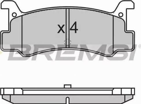 Bremsi BP2602 - Kit pastiglie freno, Freno a disco autozon.pro