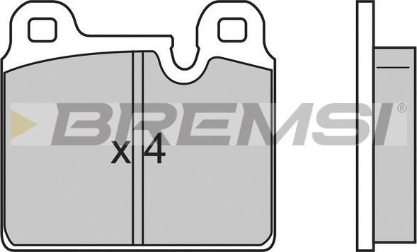 Bremsi BP2636 - Kit pastiglie freno, Freno a disco autozon.pro