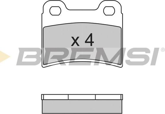 Bremsi BP2630 - Kit pastiglie freno, Freno a disco autozon.pro