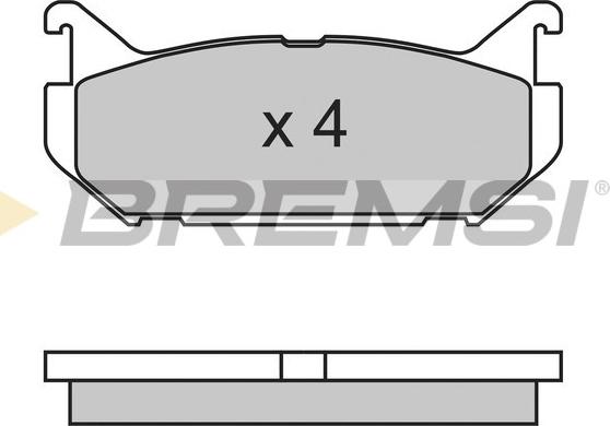 Bremsi BP2632 - Kit pastiglie freno, Freno a disco autozon.pro