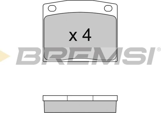 Bremsi BP2095 - Kit pastiglie freno, Freno a disco autozon.pro