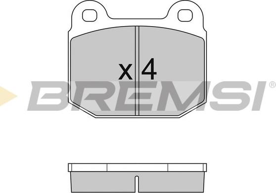 Bremsi BP2085 - Kit pastiglie freno, Freno a disco autozon.pro