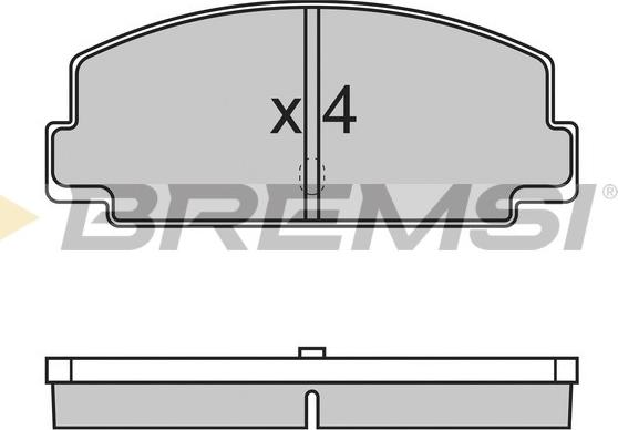 Bremsi BP2137 - Kit pastiglie freno, Freno a disco autozon.pro