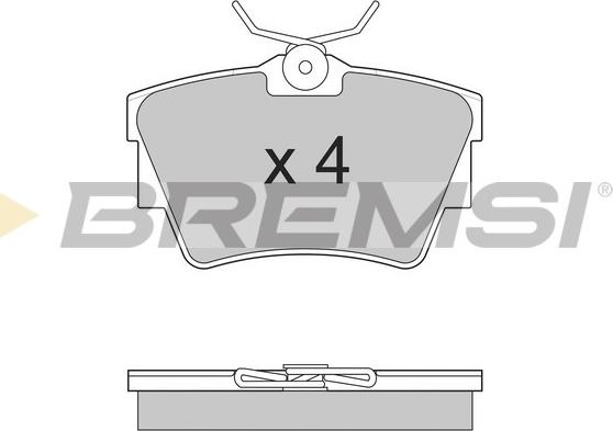 Bremsi BP2866 - Kit pastiglie freno, Freno a disco autozon.pro