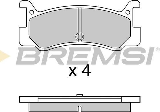 Bremsi BP2328 - Kit pastiglie freno, Freno a disco autozon.pro