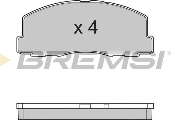 Bremsi BP2299 - Kit pastiglie freno, Freno a disco autozon.pro