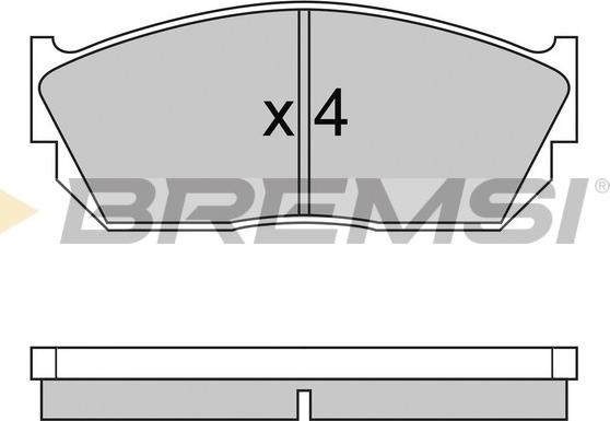 Bremsi BP2245 - Kit pastiglie freno, Freno a disco autozon.pro