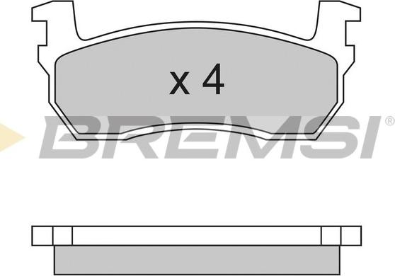 Bremsi BP2259 - Kit pastiglie freno, Freno a disco autozon.pro