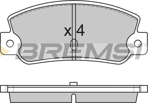 Bremsi BP2212 - Kit pastiglie freno, Freno a disco autozon.pro