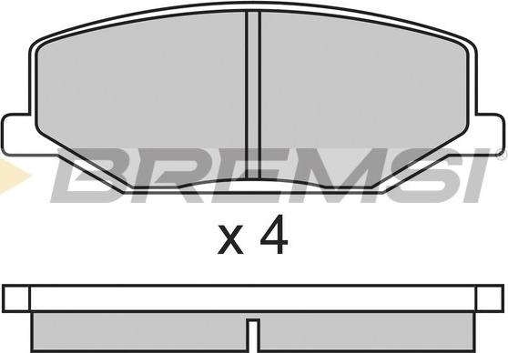 Bremsi BP2278 - Kit pastiglie freno, Freno a disco autozon.pro