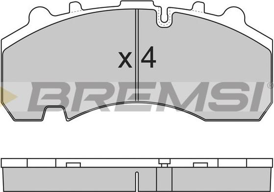 Bremsi BP7314 - Kit pastiglie freno, Freno a disco autozon.pro