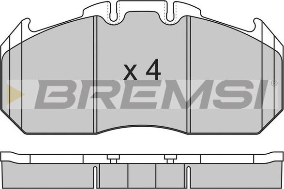 Bremsi BP7310 - Kit pastiglie freno, Freno a disco autozon.pro