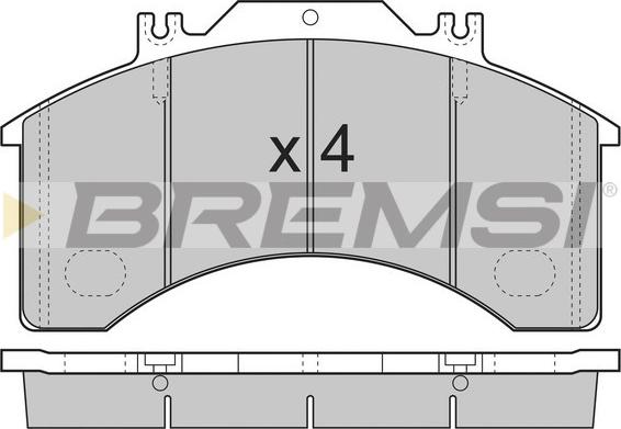 Bremsi BP7251 - Kit pastiglie freno, Freno a disco autozon.pro