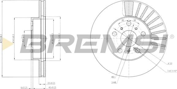 Bremsi CD6403V - Discofreno autozon.pro