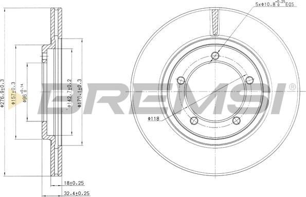 Bremsi CD6420V - Discofreno autozon.pro