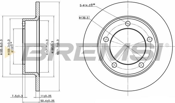 Bremsi CD6092S - Discofreno autozon.pro