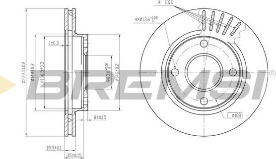 Bremsi CD6887V - Discofreno autozon.pro