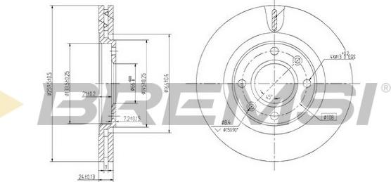 Bremsi CD6870V - Discofreno autozon.pro