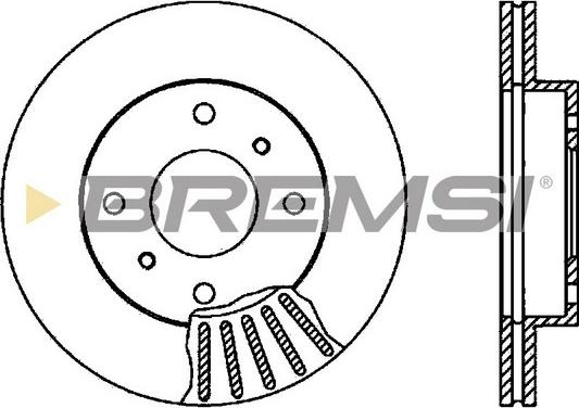 Bremsi CD6260V - Discofreno autozon.pro