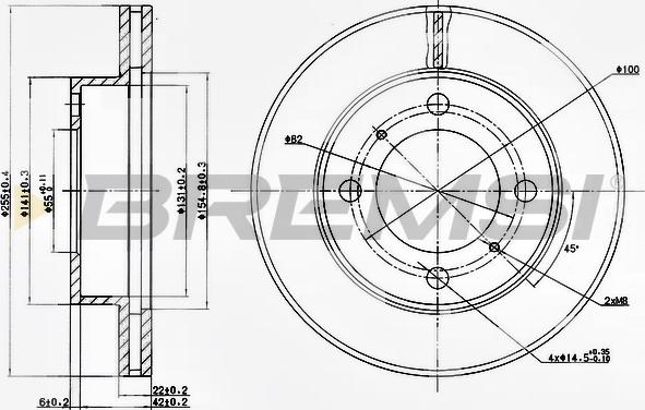 Bremsi CD6794V - Discofreno autozon.pro