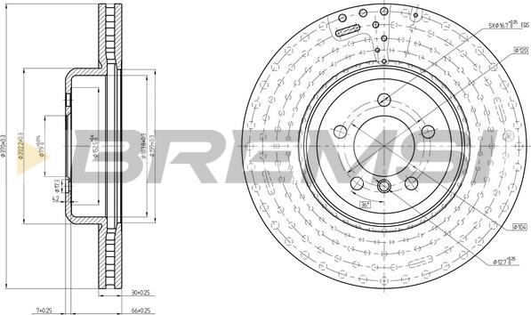 Bremsi CD8479V - Discofreno autozon.pro