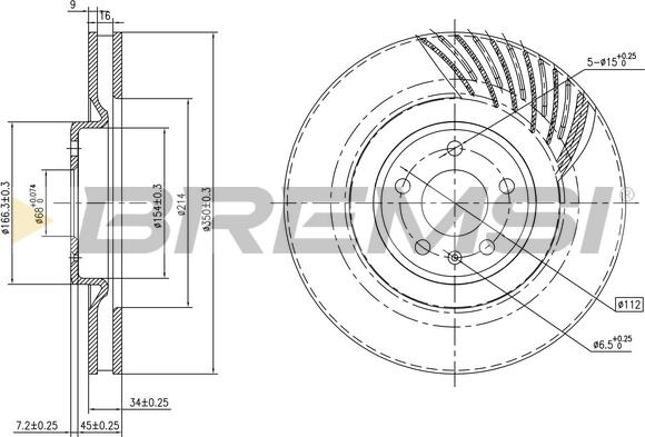 Bremsi CD8686VLS - Discofreno autozon.pro