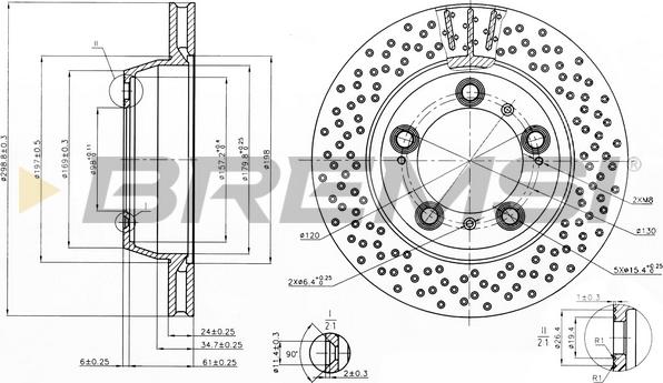 Bremsi CD8012V - Discofreno autozon.pro