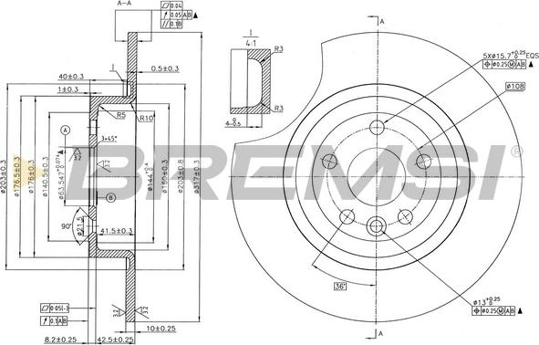 Bremsi CD8771V - Discofreno autozon.pro