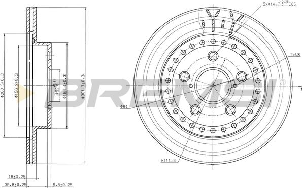 Bremsi CD7009V - Discofreno autozon.pro